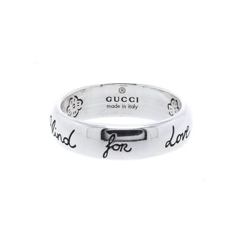 ebay gucci rings band|gucci blind for love ring.